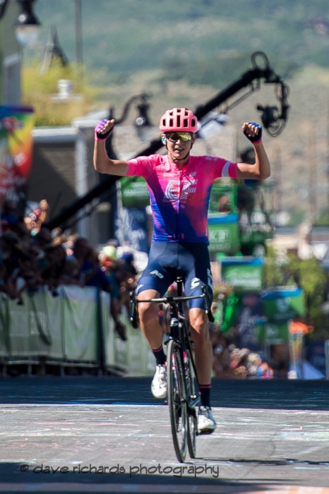 Stage 6 winner - Joe Dombrowski (EF Edcuation First), 2019 LHM Tour of Utah (Photo by Dave Richards, daverphoto.com)