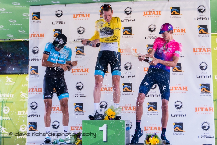 The race is done, time for fun. Stage 6, 2019 LHM Tour of Utah (Photo by Dave Richards, daverphoto.com)