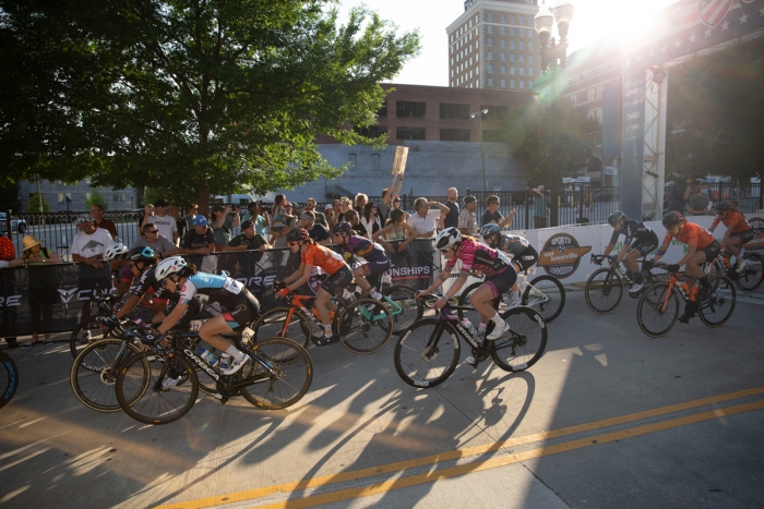 2021 USA Cycling Pro Women\'s Criterium Championships. June 18, 2021, Knoxville, TN. Photo by Cathy Fegan-Kim, cottonsoxphotography.com