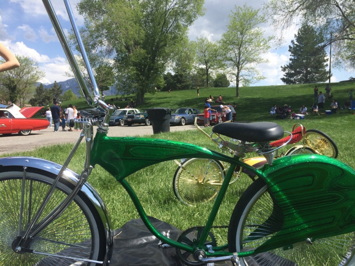 Sugarhouse Park Lowrider Bicycle and Car Show 2017. Salt Lake City, Utah. Photo by Dave Iltis
