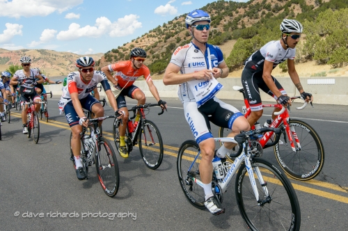 It's lunchtime. Stage 6, 2016 Tour of Utah. Photo by Dave Richards, daverphoto.com