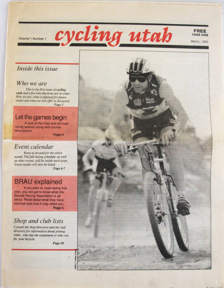Cycling Utah Magazine March 1993 Issue