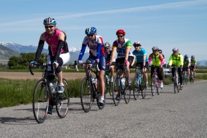 Riders enjoying the roads of Cache Valley in the 2011 Little Red.