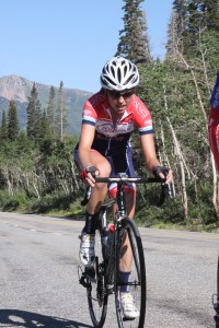 Anne Perry won the women's pro/1/3 category. - Porcupine Hillclimb 2012