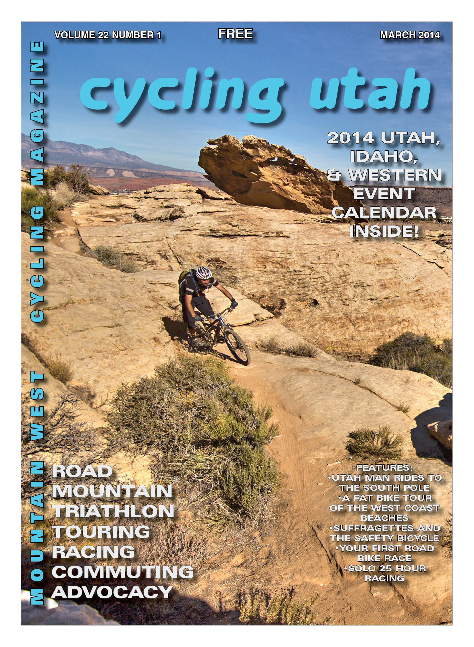 Cycling Utah’s March 2014 Issue is Now Available!