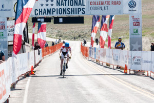 Mitchell Peterson (Utah) finished third in the men's Divison 1 Individual Time