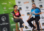 Nicky Waangsguard talks about Zappos.com Cedar City Grand Prix - a Pro Women's Criterium held in conjunction with Stage 1 pb Zions Bank - Larry H. Miller Tour of Utah. Photo by Cottonsoxphotography.com