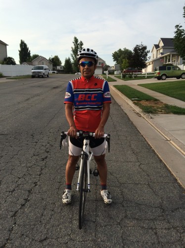 Daniel Bedoya commutes up to 50 miles a day, year round. In 2013, he commuted a