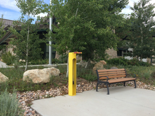 More bike stations like this one at the Emigration Fire Station will be installed in Emigration Canyon. Photo by Dave Iltis
