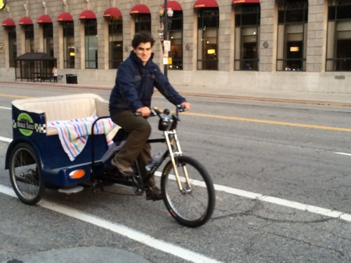 Salt Lake City is getting ready to regulate pedicabs. Photo by Dave Iltis