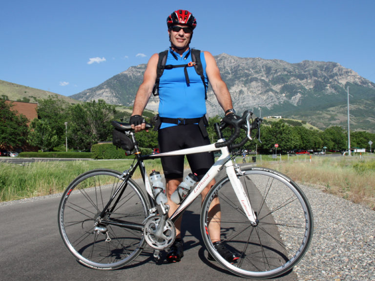 Utah Valley Cyclist Bruce Gladwin Commutes on the Murdock Canal Trail