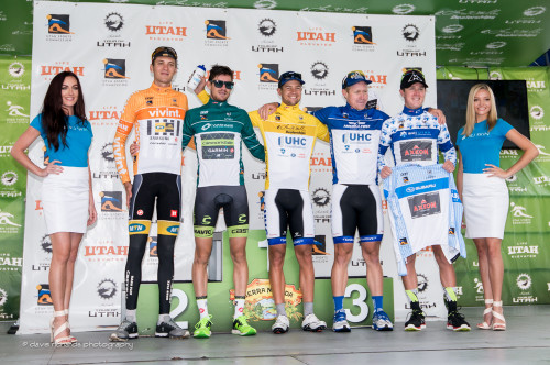 The jersey awards after stage 1 of the 2015 Tour of Utah. Photo by daverphoto.com
