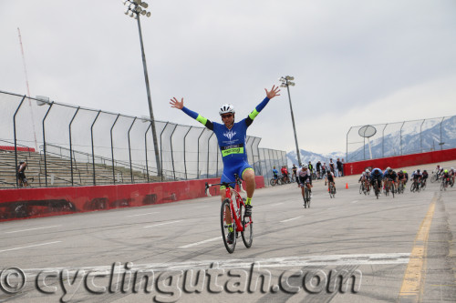 Winner of the B's at the March 5, 2016 Rocky Mountain Raceways Criterium. Photo by Dave Iltis
