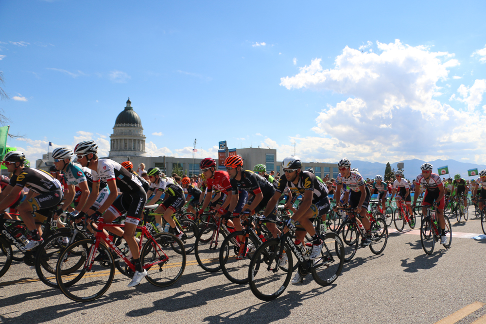 12 Teams are confirmed for the 2016 Tour of Utah, including Cannondale, BMC, Iam Cycling, and Trek. Photo by Dave Iltis