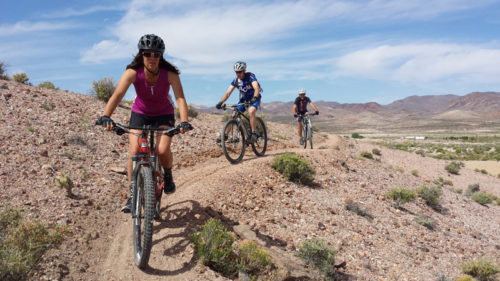 MTB riding in Beatty Nevada