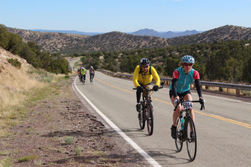 Some of the beautiful scenery on the Santa Fe Century course. The ride is in its 32nd year, and is one of the oldest centuries in the west. Photo by Sergio Palacios Diaz