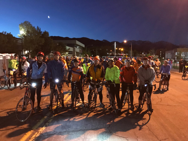 Too Early, Too Cold, Great Ride – The Salt Lake Marathon Bike Tour