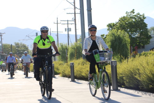 Bike to Work Day in Salt Lake City is on May 23, 2017. National Bike to Work Day is May 19, 2019. Photo by Dave Iltis