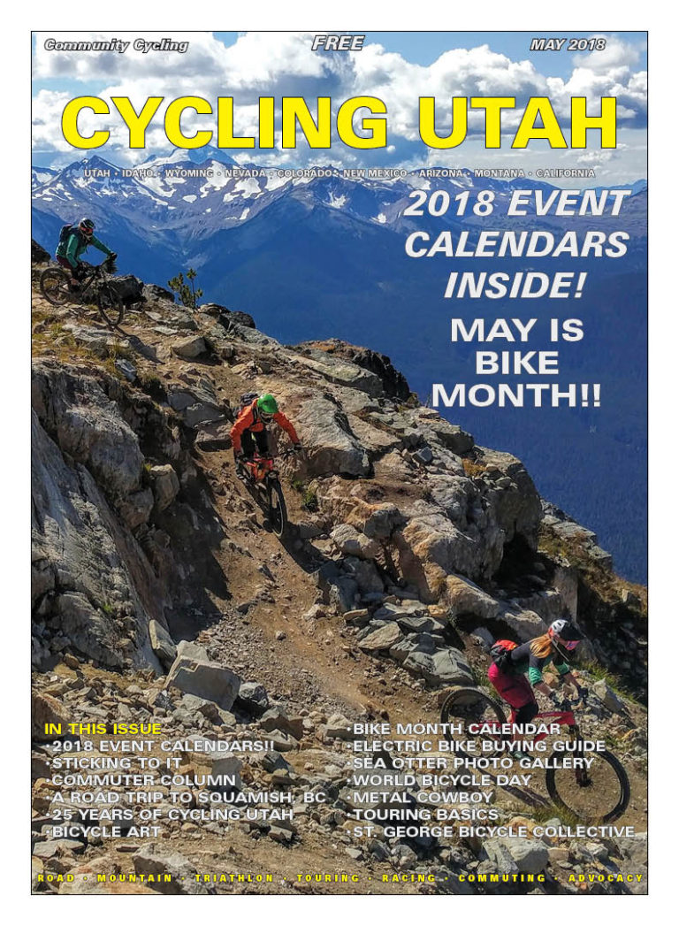 Cycling West and Cycling Utah’s May 2018 Issue is Now Available!