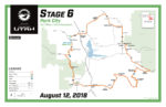 Route Map of Stage 6 of the 2018 Tour of Utah.