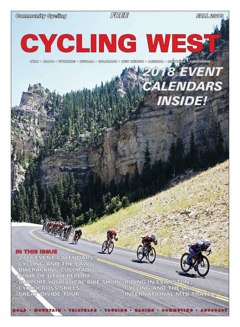 Cycling West and Cycling Utah’s Fall 2018 Issue is Now Available!