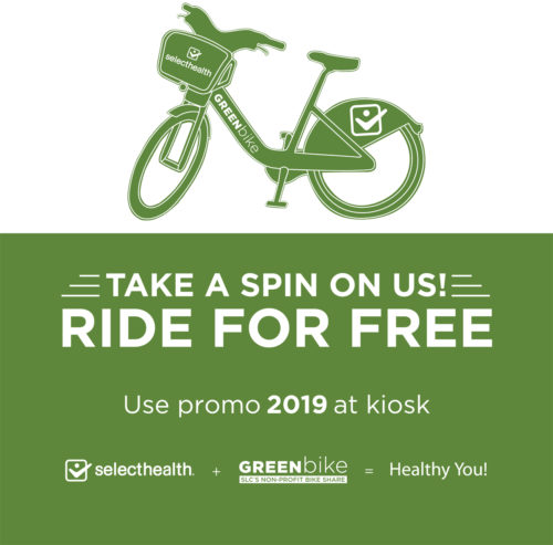Greenbike is free to ride on June 22, 2019 in Salt Lake City. Just use the promo code 2019 at the kiosk.
