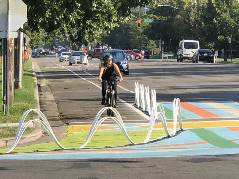 Salt Lake City Rose Park Intersection to Get Protected Bike Lanes