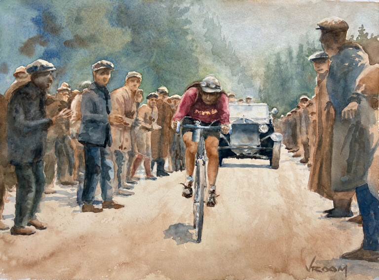 Ottavio Bottecchia – 1925 Tour de France – The Bicycle Art of Richard Vroom