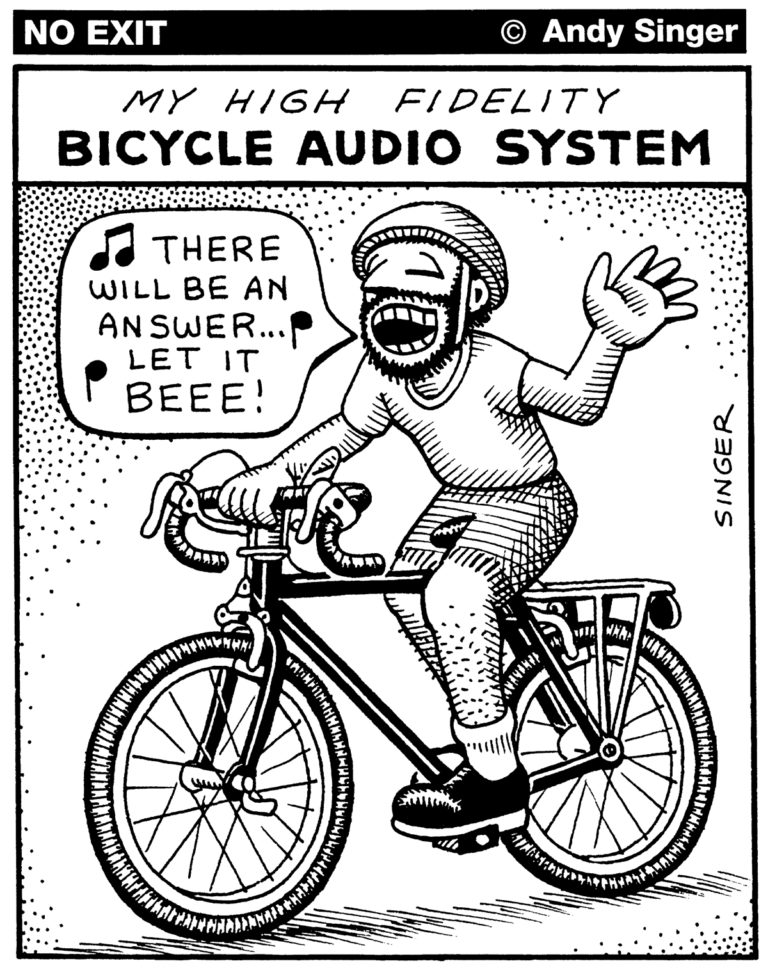 No Exit Bicycle Cartoon: Audio System