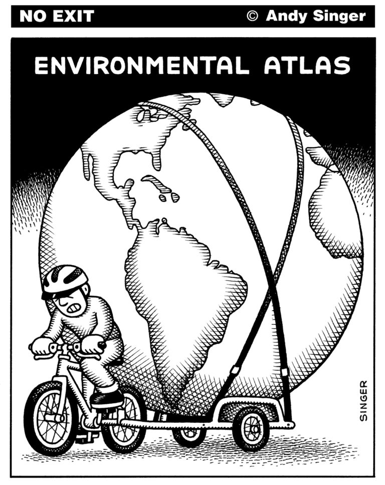No Exit Bike Cartoon: Environmental Atlas