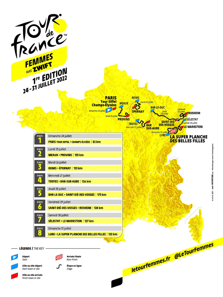 Finally! Le Tour de France Femmes Starts Sunday July 24, 2022