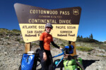 At the summit of Cottonwood Pass. Photo by Alex Stewart