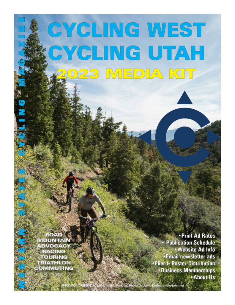Cycling West's 2023 Media Kit. Click the image to download. Photo Credit: Cycling in Ely, Nevada. Photo by John Shafer, photo-john.net