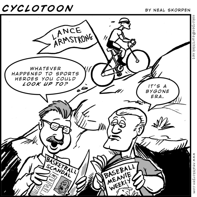 Cyclotoon, by Neal Skorpen: Lance!