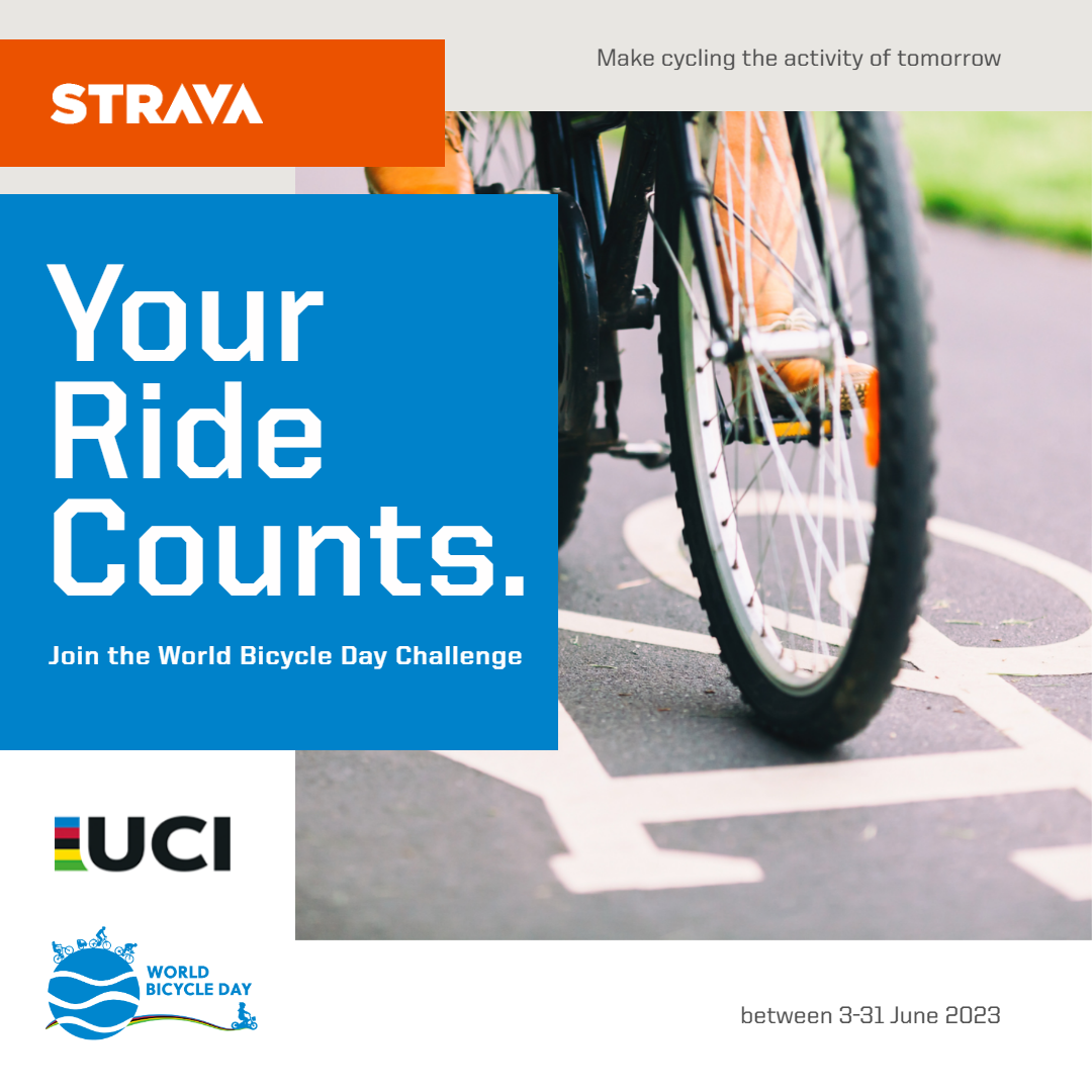 Join the “Your Ride Counts” Challenge for World Bicycle Day