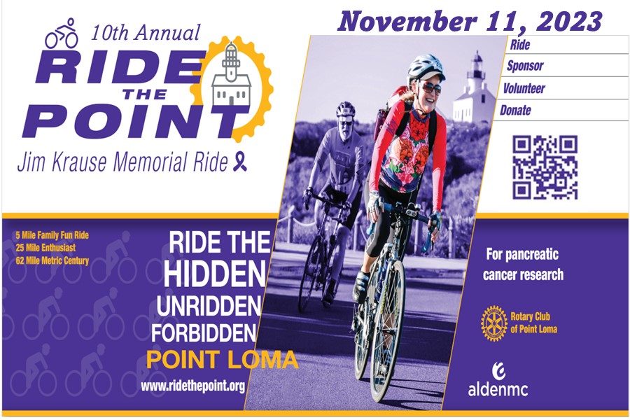 Ride the Point Road Cycling Event Set for November 11, 2023 in San Diego, CA